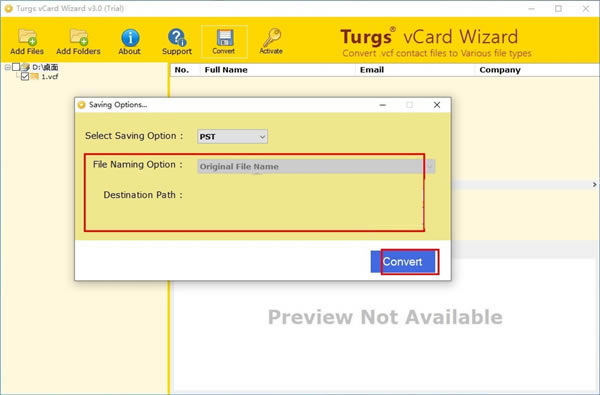 Turgs vCard Wizard