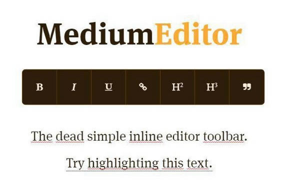 MediumEditor-MediumEditorı༭5.23.3