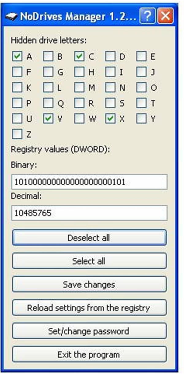 NoDrives Managerͻ1.2.0