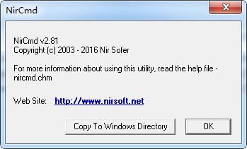 NirCmd-NirCmdϵͳй2.81