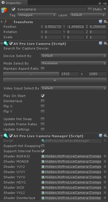 AVProLiveCamera