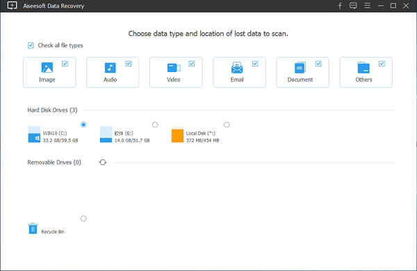 Aiseesoft Data RecoveryԶ˹ٷ2024°ɫذװ