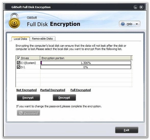 Gilisoft Full Disk EncryptionԶ˹ٷ2024°ɫذװ