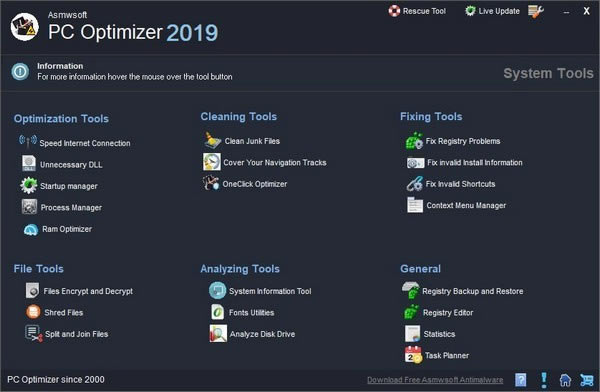 Asmwsoft PC Optimizerٷ2024°ɫذװ