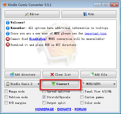 Kindle Comic ConverterԶ˹ٷ2024°ɫذװ