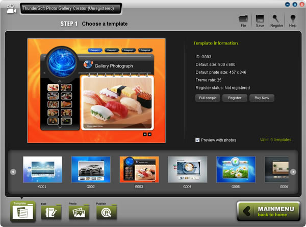 ThunderSoft Photo Gallery CreatorԶ˹ٷ2024°ɫذװ