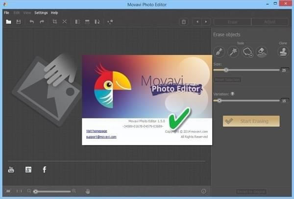 Movavi Photo EditorԶ˹ٷ2024°ɫذװ