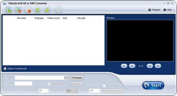 ThunderSoft GIF to SWF ConverterԶ˹ٷ2024°ɫذװ