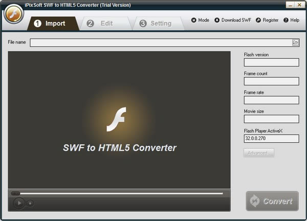 iPixSoft SWF to HTML5 ConverterԶ˹ٷ2024°ɫذװ