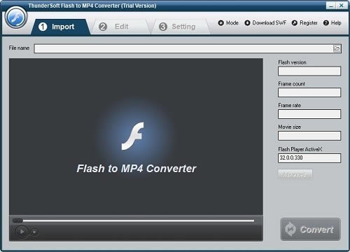 ThunderSoft Flash to MP4 ConverterԶ˹ٷ2024°ɫذװ