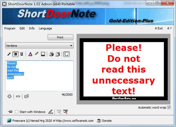 ShortDoorNote(ټǹ)