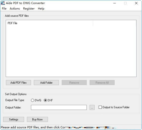 Aide PDF to DWG Converter(PDFתDWGת)