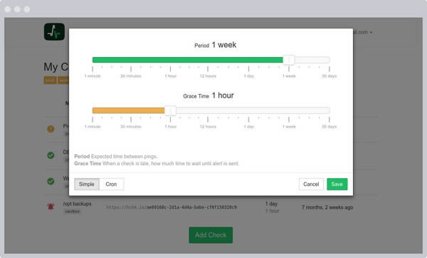 Healthchecks-cronҵط-Healthchecks v1.19.0ٷ