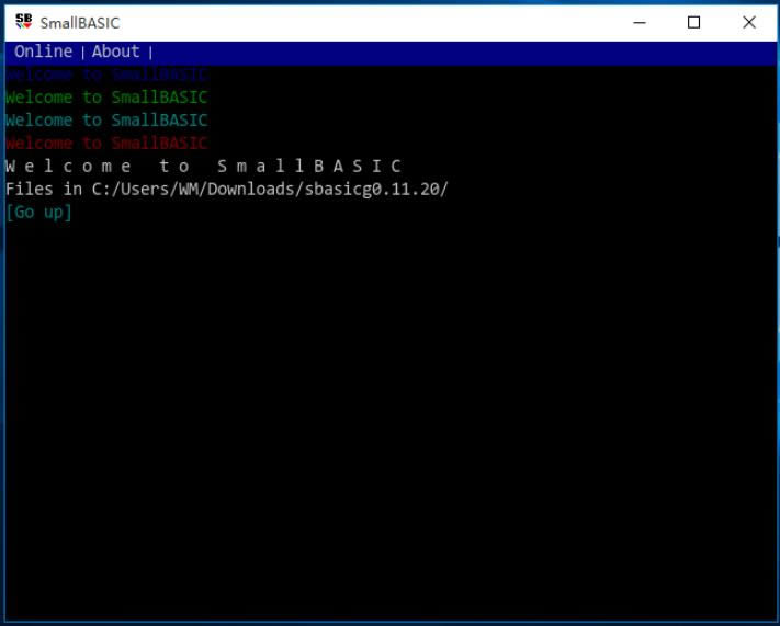 ɱ༭ SmallBASIC-ɱ༭ SmallBASIC v0.11.20ٷ