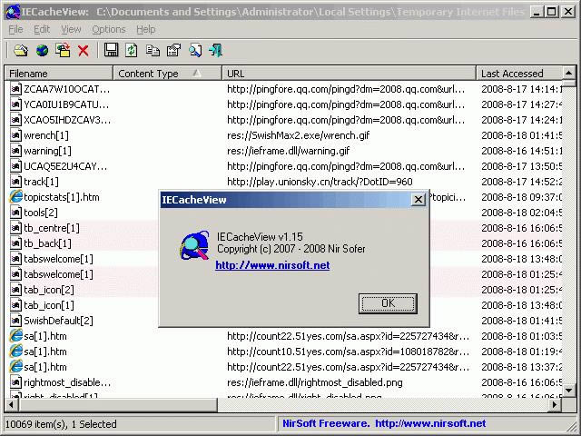 IECacheViewer-IE湤-IECacheViewer v1.54ɫ
