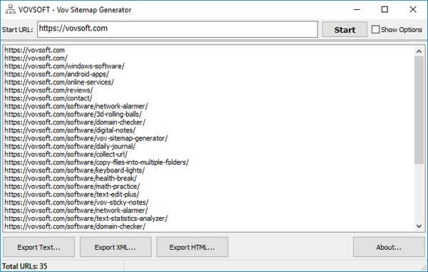 Vov Sitemap Generator-վͼ-Vov Sitemap Generator v3.0ٷ