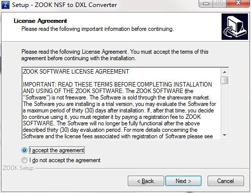 ZOOK NSF to DXL Converterͼ