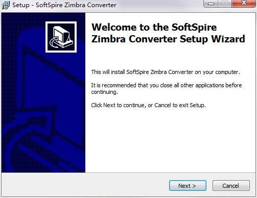 SoftSpire Zimbra Converter-SoftSpire Zimbra Converter v7.5°