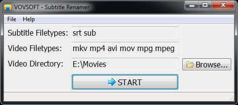 Vovsoft Subtitle Renamer-Ļļ-Vovsoft Subtitle Renamer v1.5ٷ