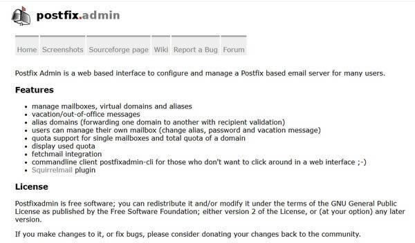 Postfix Admin-Web-Postfix Admin v3.2ٷ