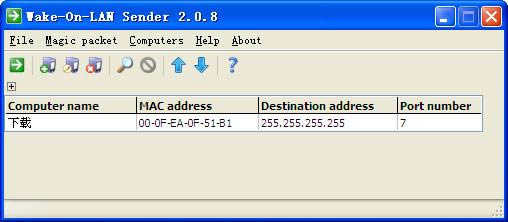 Wake On LAN Sender-绽ѹ-Wake On LAN Sender v2.0.8ɫ