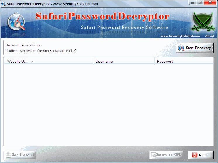 Safari Password Decryptor-Safariָվĵ¼-Safari Password Decryptor v2.5ٷ