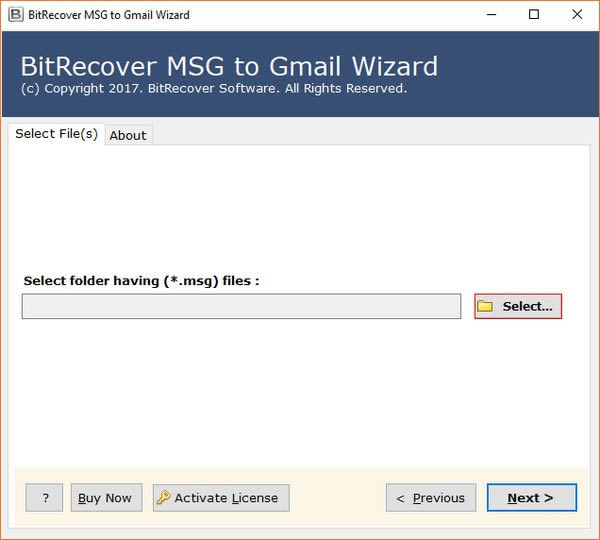 BitRecover MSG to Gmail-WizardMSGGmailǨƹ-BitRecover MSG to Gmail v7.1.0.0ٷ