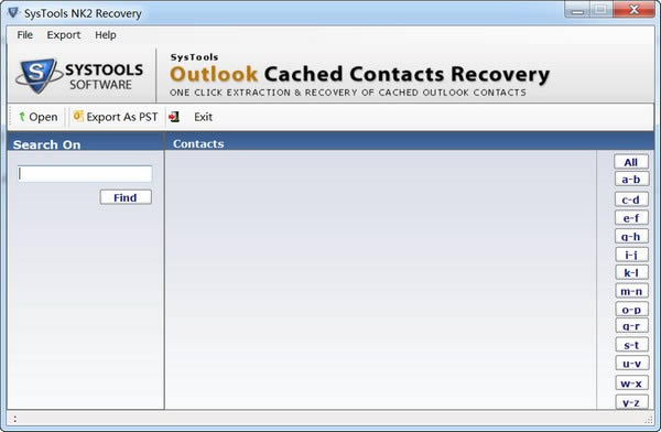 SysTools Outlook Cached Contacts Recovery-䴦-SysTools Outlook Cached Contacts Recovery v1.0ٷ