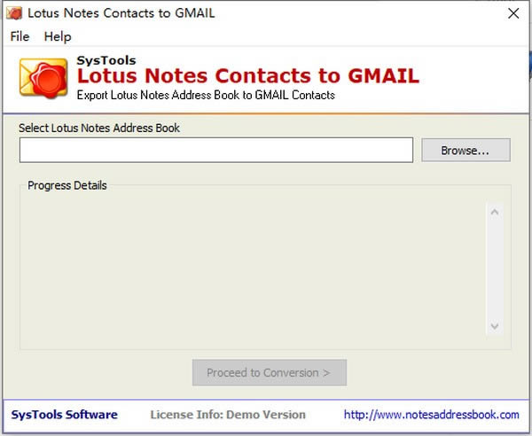 Lotus Notes Contacts to Gmail-Ǩƹ-Lotus Notes Contacts to Gmail v3.0ٷ