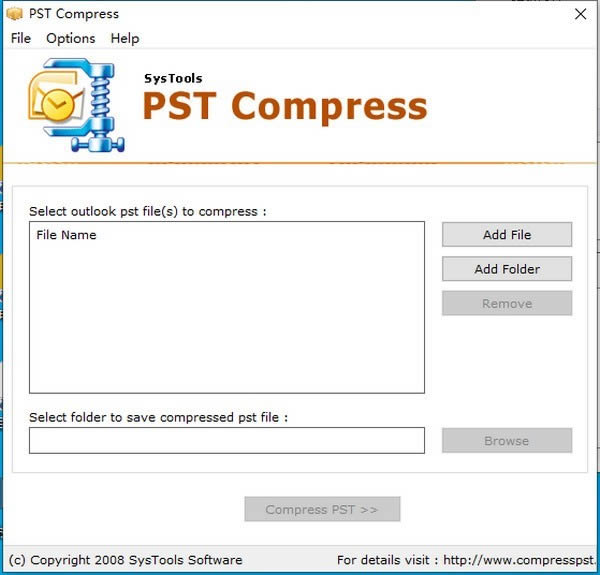 SysTools PST Compress-һרҵʵõʼѹ-SysTools PST Compress v2.0ٷٷ