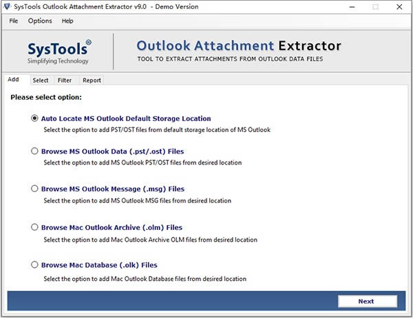 SysTools Outlook Attachment Extractor-ʼȡ-SysTools Outlook Attachment Extractor v9.0ٷ