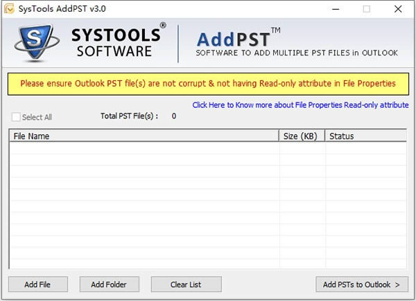 SysTools AddPST-ʼ-SysTools AddPST v3.0ٷ