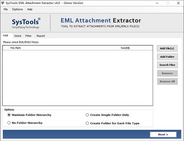 SysTools EML Attachment Extractor-ʼ-SysTools EML Attachment Extractor v4.0ٷ