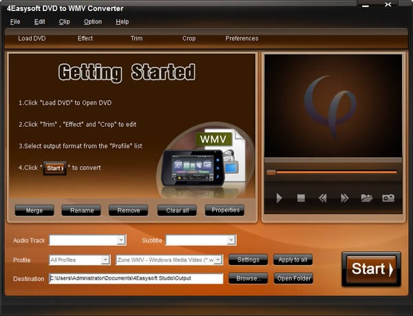 4Easysoft DVD to WMV Converter-DVDWMVת-4Easysoft DVD to WMV Converter v3.2.20ٷ