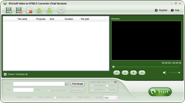 iPixSoft Video to HTML5 Converter-HTML5Ƶת-iPixSoft Video to HTML5 Converter v3.0.0ٷ