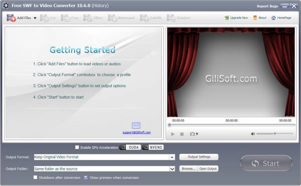 Free SWF to Video Converter-Ƶת-Free SWF to Video Converter v10.6.0ٷ