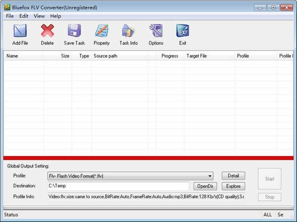 Bluefox FLV Converter-FLVƵʽת-Bluefox FLV Converter v3.01ٷ