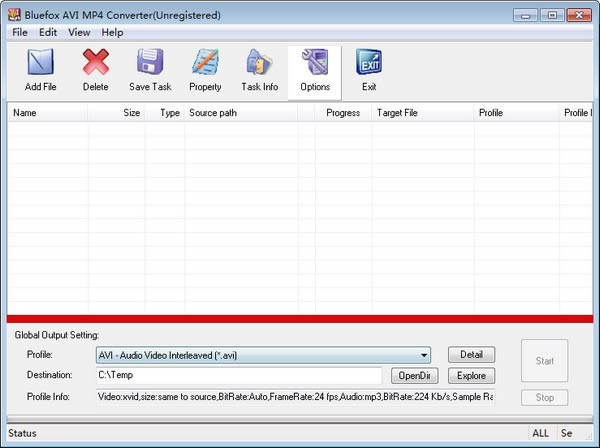 Bluefox AVI MP4 Converter-AVI/MP4Ƶʽת-Bluefox AVI MP4 Converter v3.01ٷ