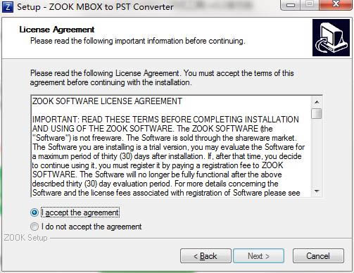 ZOOK PST to MBOX Converterͼ