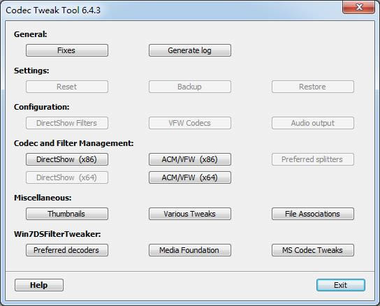 K-Lite Codec Tweak Tool-ɨ޸-K-Lite Codec Tweak Tool v6.5.0.0ٷ