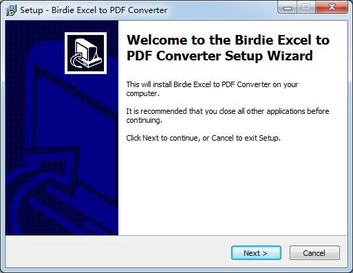 Birdie Excel to PDF Converter-Birdie Excel to PDF Converter v2.9ٷ