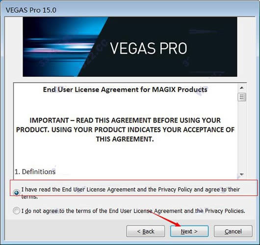 Vegas Pro 15