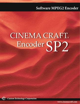 MPEG-2(SVCDDVD)ѹ-Cinema Craft Encoder SP2-MPEG-2(SVCDDVD)ѹ-Cinema Craft Encoder SP2 v1.0ʽ