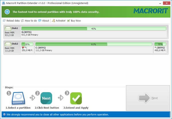 Macrorit Partition Extender-չ-Macrorit Partition Extender v1.6.3Ѱ