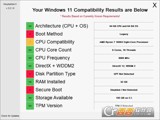 Win11WhyNotWin11-Win11WhyNotWin11 v2.2.4 °