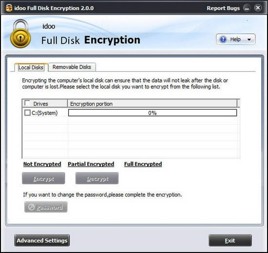 idoo Full Disk Encryption-Ӳ̼-idoo Full Disk Encryption v2.0.0ٷ