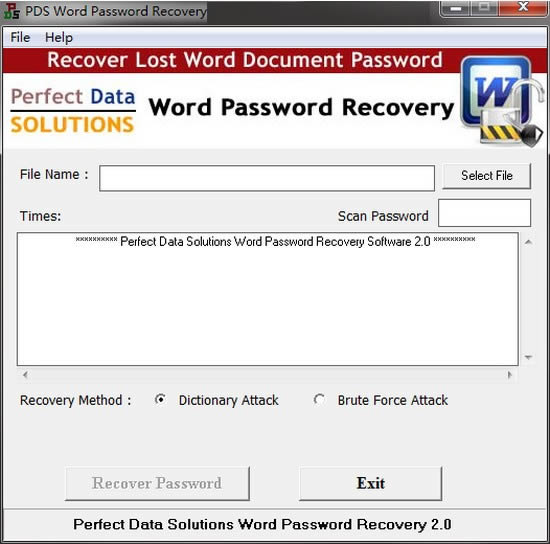 PDS Word Password Recovery-wordĵָ-PDS Word Password Recovery v3.0ٷ