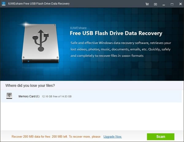 IUWEshare Free USB Flash Drive Data Recovery-ݻָ-IUWEshare Free USB Flash Drive Data Recovery v8.8ٷ