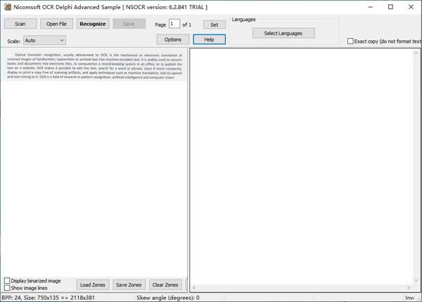 Nicomsoft OCR-OCR߰-Nicomsoft OCR v6.2.841ٷ