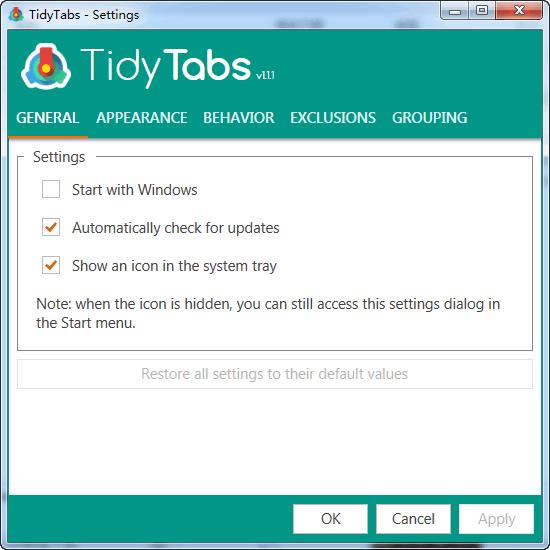 TidyTabs-ǩ-TidyTabs v1.18.1Ѱ